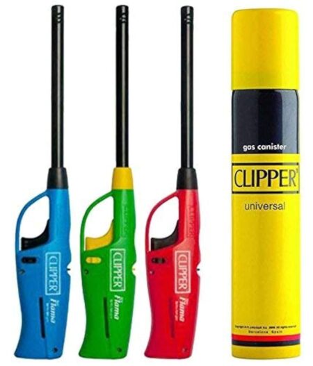 Clipper Wave Refillable Electric Lighter & Butane Gas