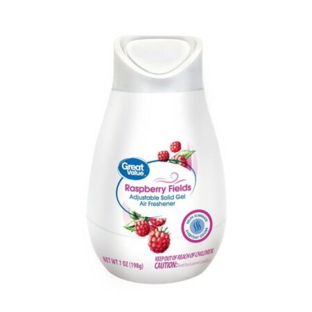 Great Value Adjustable Solid Gel Cone Air Freshener Raspberry Fields 7oz
