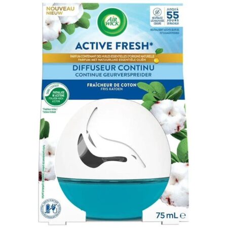 Airwick Decosphere Fresh Cotton Air Freshener 75ml