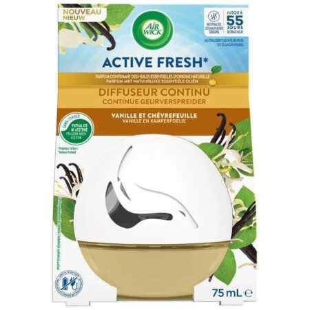 Airwick Decosphere Fresh Vanilla Air Freshener 75ml