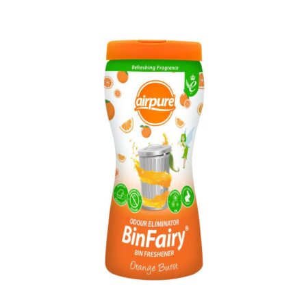 Airpure Bin Freshener Powder Fairy Odour Eliminator Orange Burst 500g