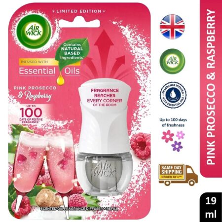 Airwick Plug In Air Freshener Pink Prosecco & Raspberry