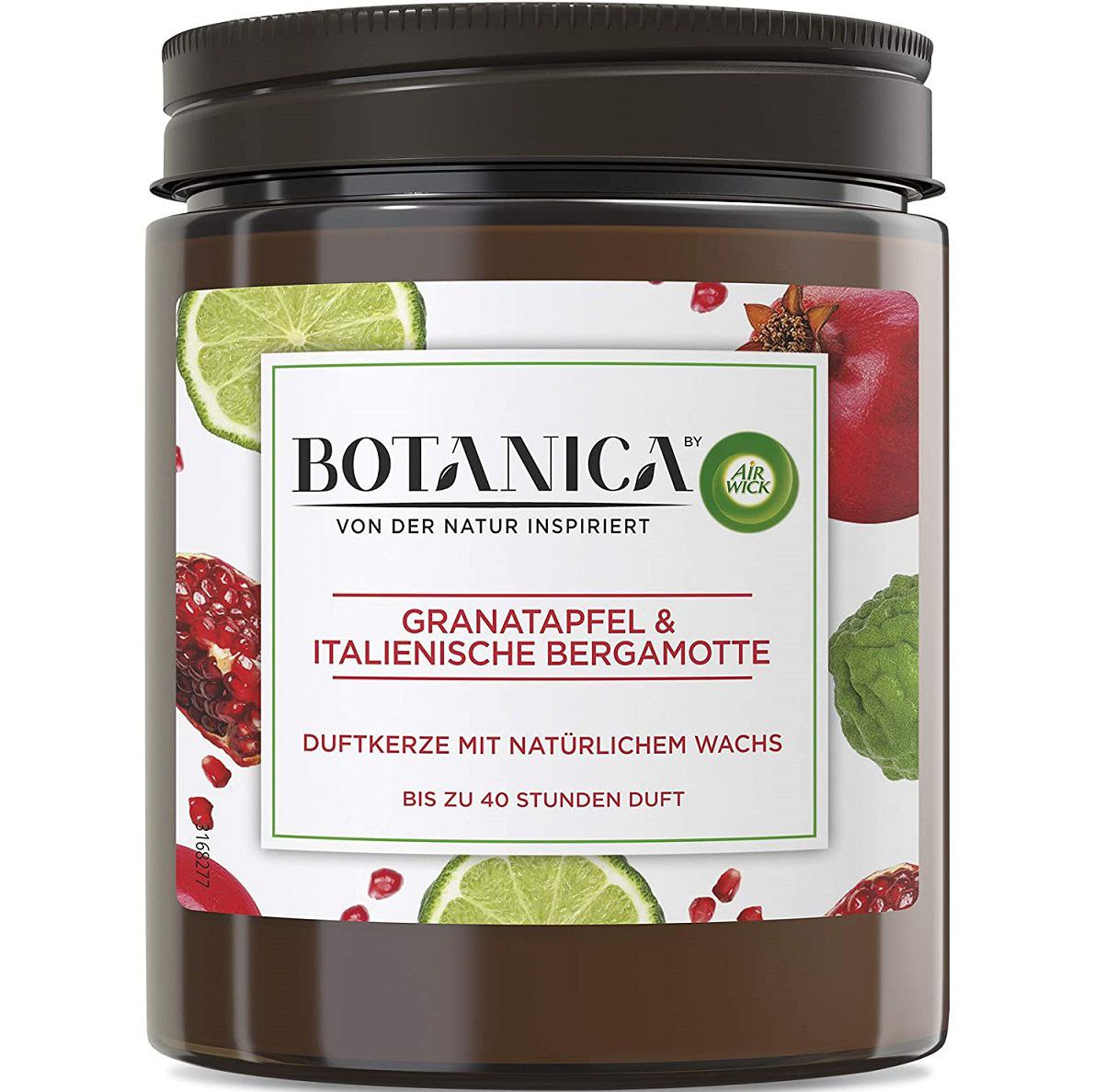 Botanica By Airwick Pomegranate & Italian Bergamot Candle 205g