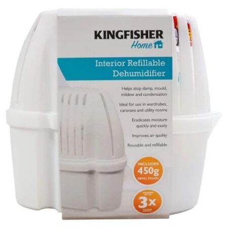 Kingfisher Home Interior Refillable Dehumidifier