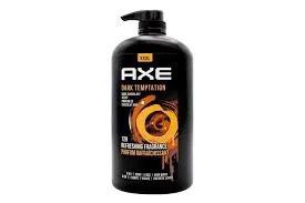 AXE 3-in-1 Body Face & Hair Wash in Dark Temptation Chocolate Scent 1L