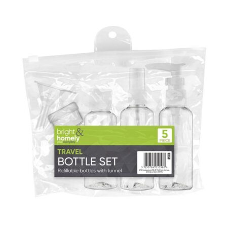 Bright & Homely Travel Bottle 5pc Set