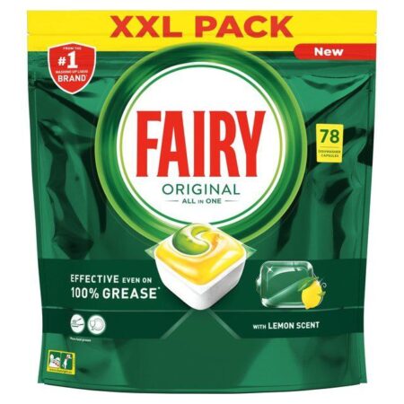 Fairy Original All-In-One Dishwashing Capsules 90caps