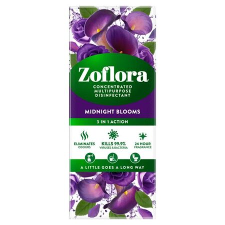 Zoflora Concentrated Multipurpose Disinfectant Midnight Blooms 500ml