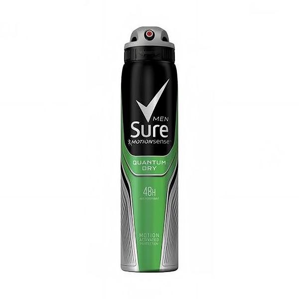Sure Men Quantum Dry Antiperspirant Deodorant Spray 250ml