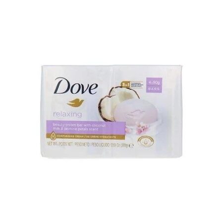 Dove Relaxing Beauty Coconut Milk & Jasmine Petals Cream 4Bar Soap