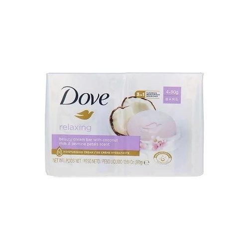 Dove Relaxing Beauty Coconut Milk & Jasmine Petals Cream 4Bar Soap