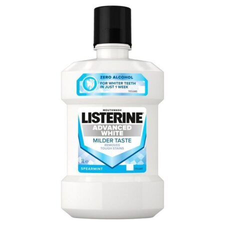 LISTERINE® Advanced White Milder Taste Mouthwash​ 1L