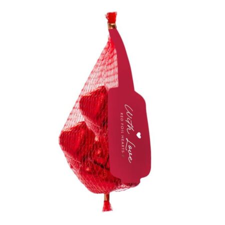 With Love Red Foil Hearts 70g