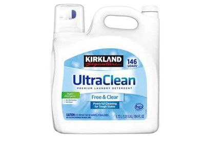Kirkland Signature Ultra Clean Free & Clear Liquid Laundry Detergent 146W