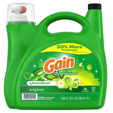Gain Ultra Concentrated Liquid Laundry Detergent 159W
