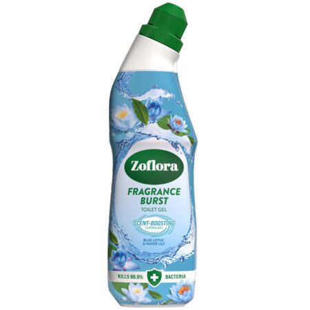 Zoflora Fragrance Burst Blue Lotus & Waterlily Toilet Gel 750ml