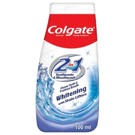 Colgate 2in1 Whitening Toothpaste & Mouthwash with Stain Lifters