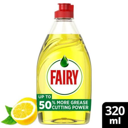 Fairy Lemon Washing Up Liquid 320ml