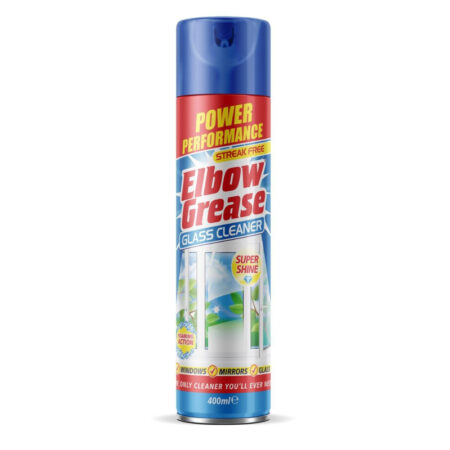 Elbow Grease Glass Cleaner Can 400ml