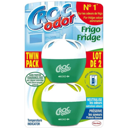 Croc Odor Fridge Deodoriser Twin Pack