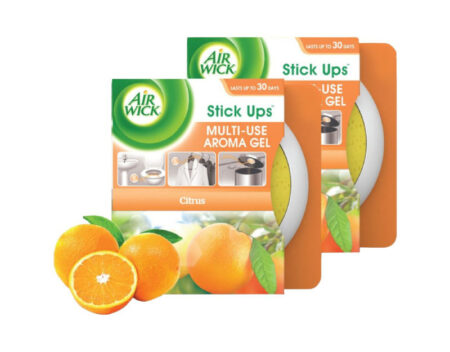 Airwick Stick Ups Gel Citrus Twinpack