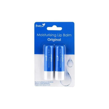 Pretty Original Moisturising Lip Balm 2pk