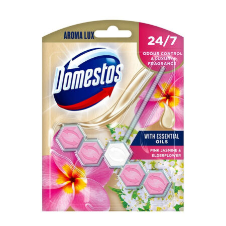 Domestos Aroma Pink Jasmine & Elderflower Toilet Block