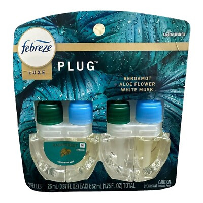 Febreze Bergamot Plug in Refill 2pk