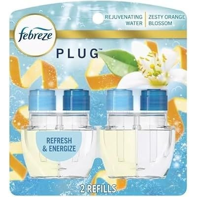 Febreze Zesty Orange Blossom Plug In Refill 2pk