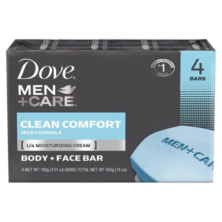 Dove Men+Care Clean Comfort Body + Face 4bar Soap