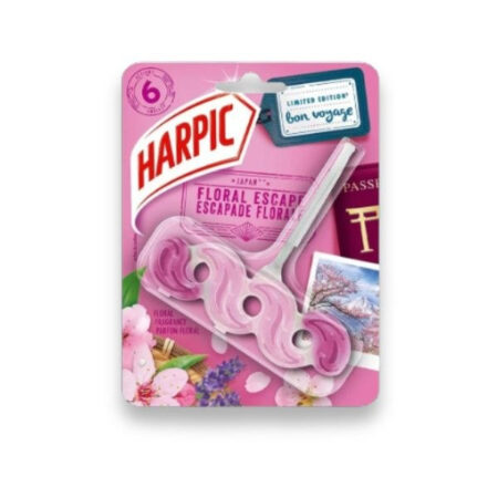 Harpic Floral Escape Toilet Rimblock
