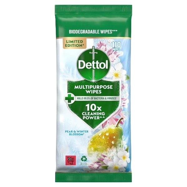 Dettol Multipurpose Wipes in the Pear & Winter Blossom