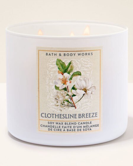 Bath & Body Works Clothesline Breeze Candle 411g