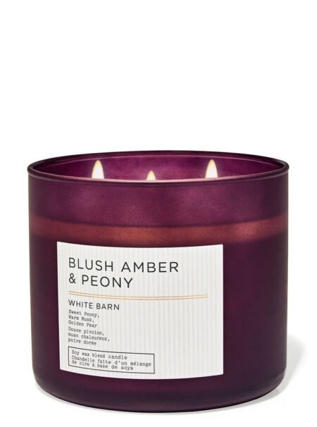 Bath & Body Works Blush Amber & Peony Candle 411g