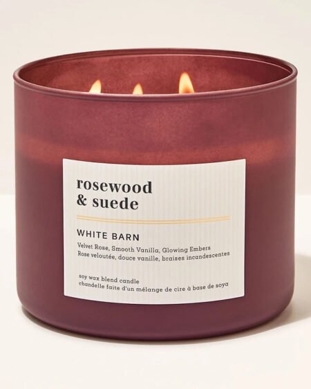 Bath & Body Works Rosewood Suede Candle 411g