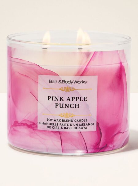 Bath & Body Works Pink Apple Puch Candle