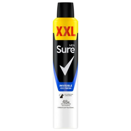 Sure Invisible Ice Fresh Deodoarnt Spray 48H XXl