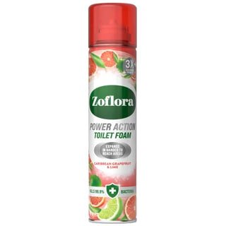 Zoflora Caribbean Grapefruit & Lime Toilet Foam 300ml