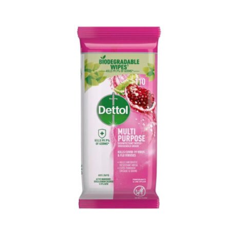 Dettol Pomegrante Multipurpose Wipes 30wipes